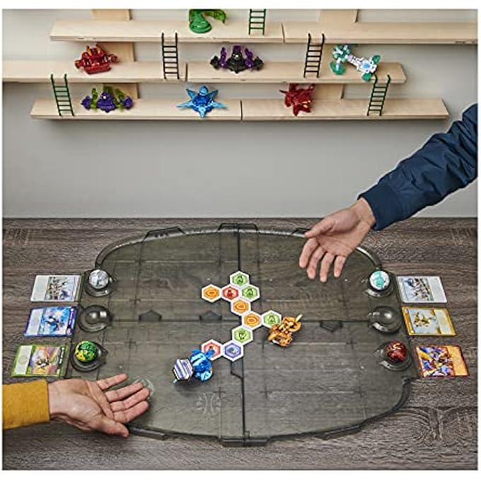 BAKUGAN GEOGAN RISING' ARENA, BATTLE MATRIX, ZERLEGBARES SPIELFELD MIT EXKLUSIVEM AURELUS SHARKTAR - Image 4